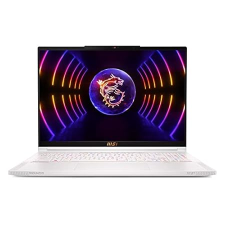 MSI Stealth 16 Studio, Intel 13th Gen. i7-13700H, 41CM QHD+ 240Hz Gaming Laptop (32GB/1TB NVMe SSD/Windows 11 Home/Nvidia GeForce RTX4070, 8GB GDDR6/Pure White/1.99Kg), A13VG-030IN